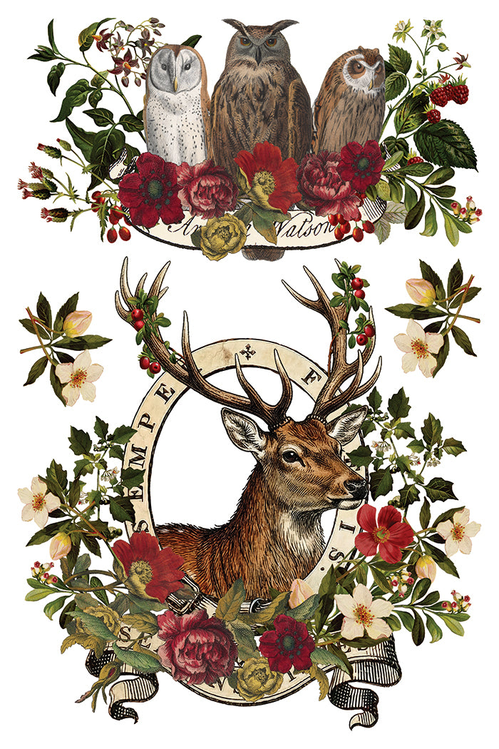 Stag Tavern IOD Transfer - Iron Orchid Designs *LIMITED EDITION*