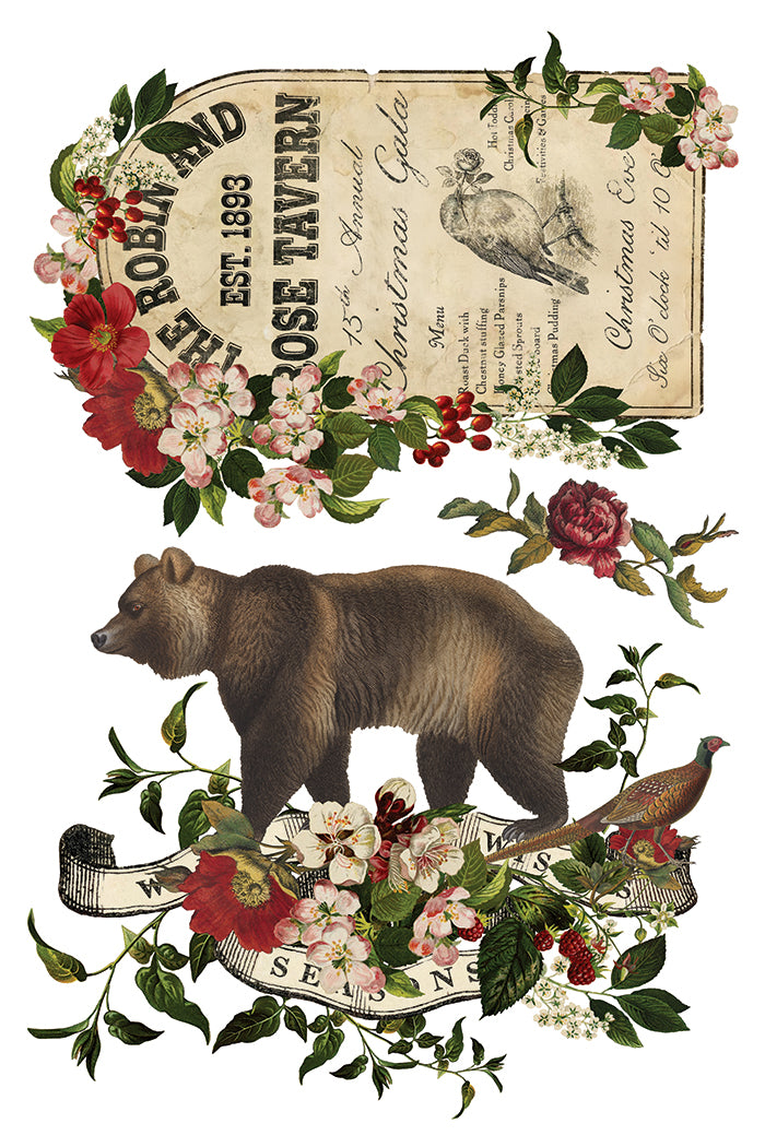 Stag Tavern IOD Transfer - Iron Orchid Designs *LIMITED EDITION*