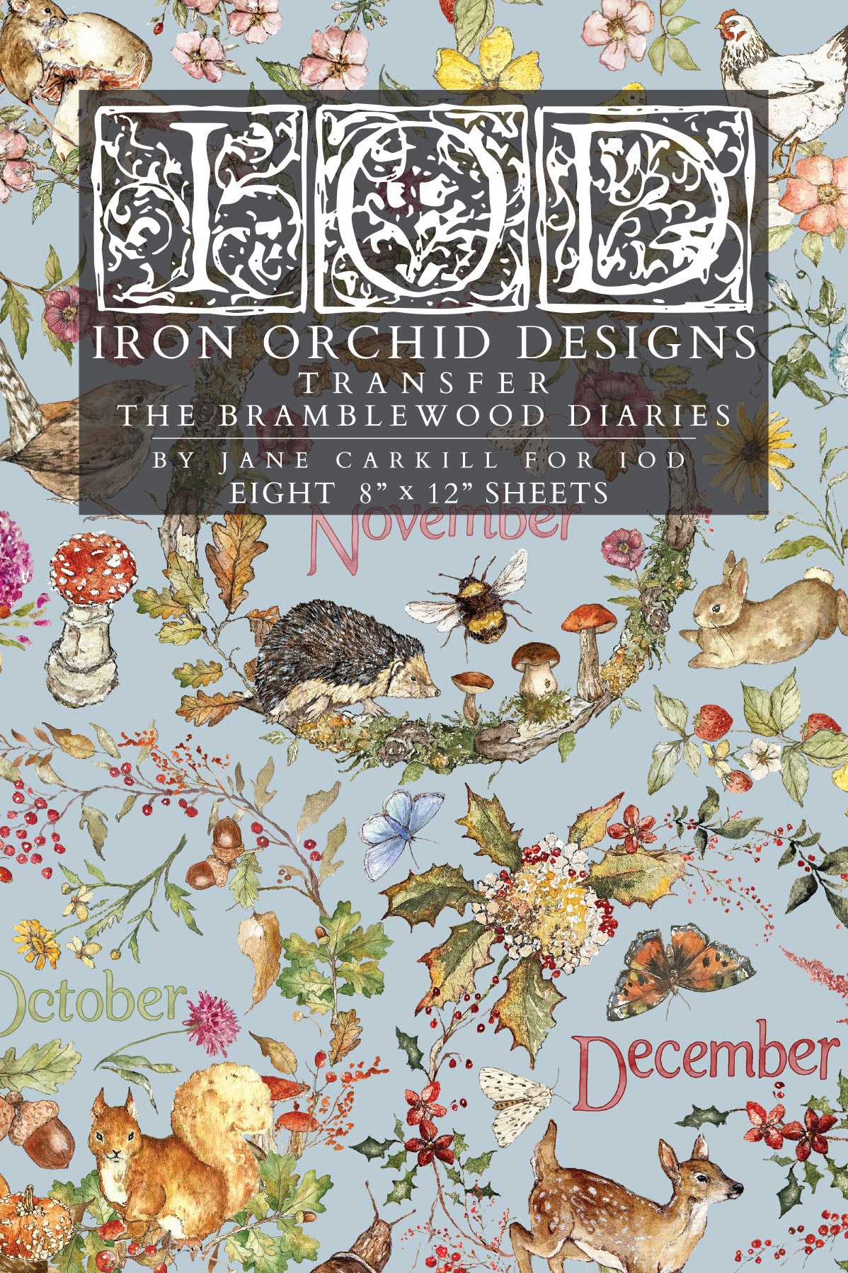 The Bramblewood Diaries IOD Transfer - Iron Orchid Designs