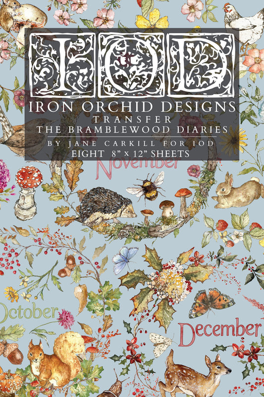 The Bramblewood Diaries IOD Transfer - Iron Orchid Designs