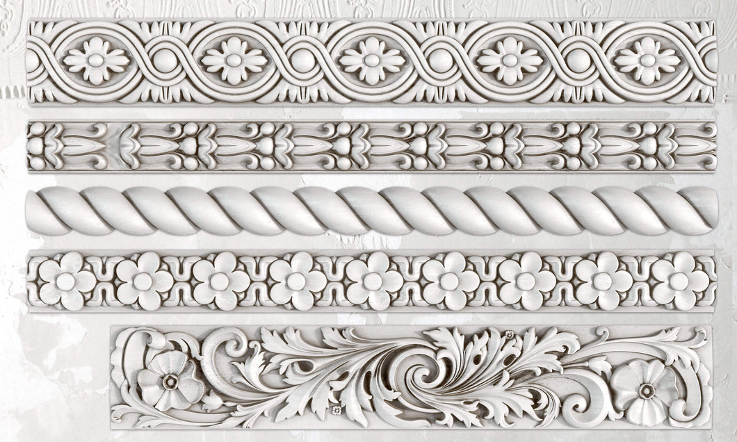 Trimmings 2 Mould by IOD - Iron Orchid Designs
