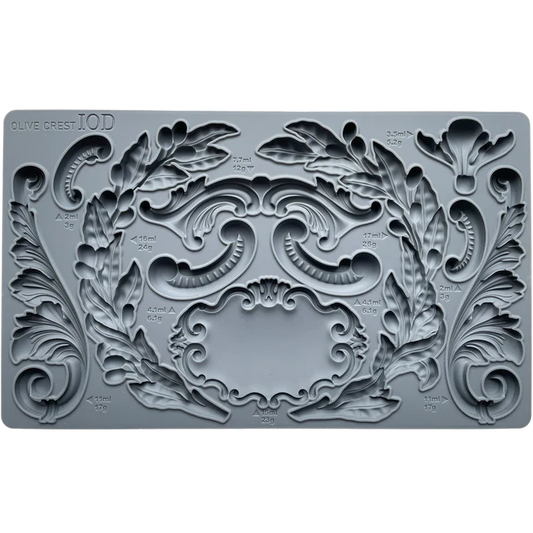 Olive Crest Mould by IOD - Iron Orchid Designs