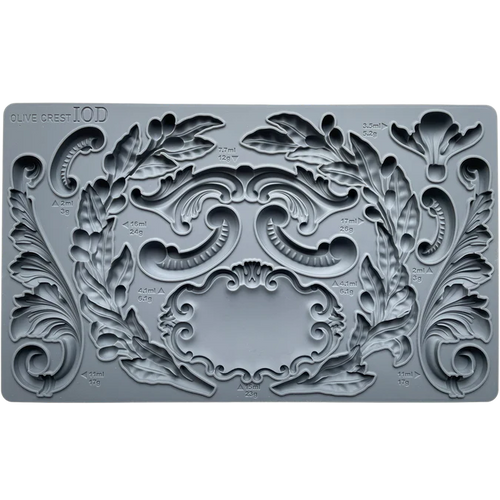 Olive Crest Mould by IOD - Iron Orchid Designs