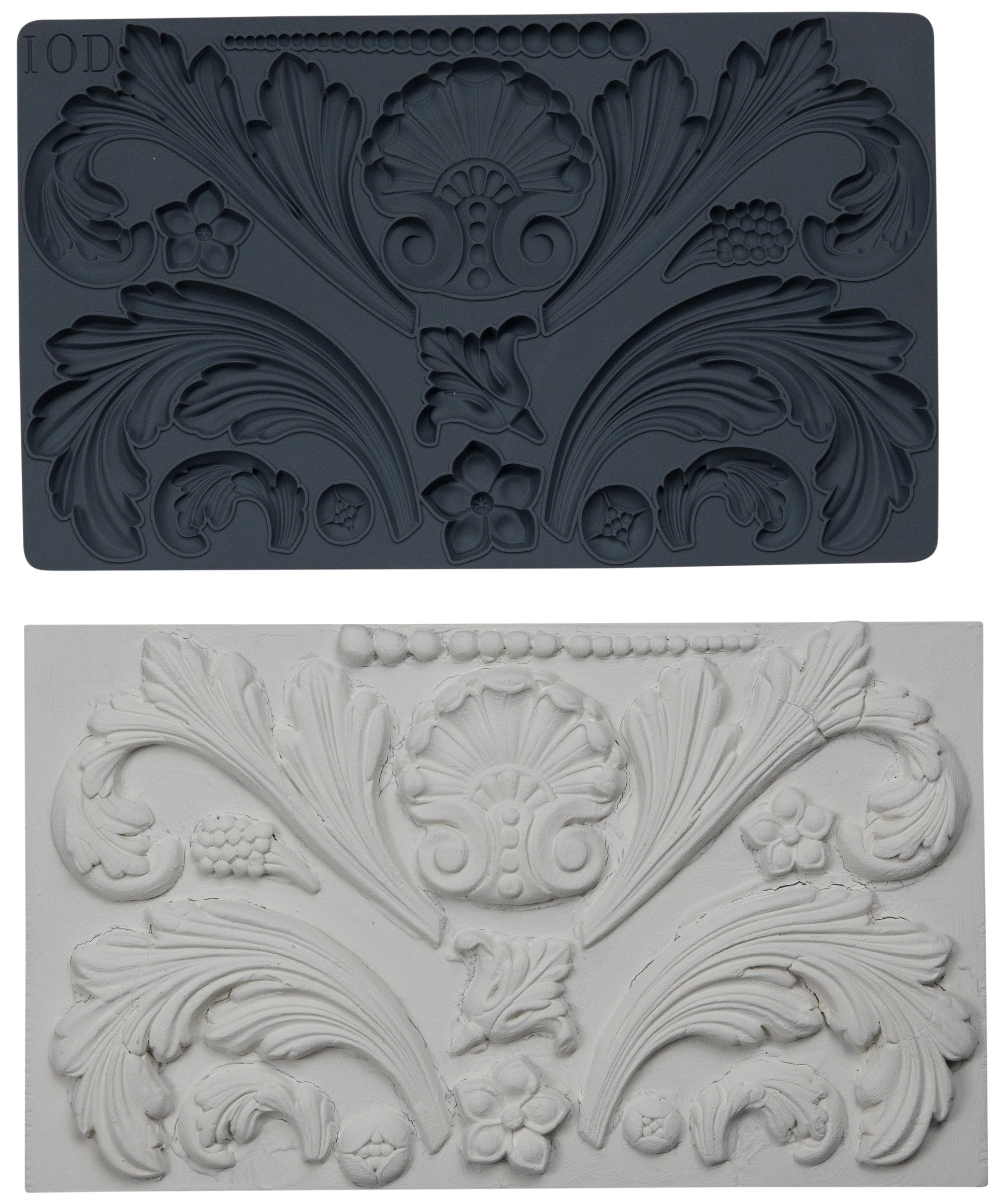 Acanthus Scrolls Mould by IOD - Iron Orchid Designs