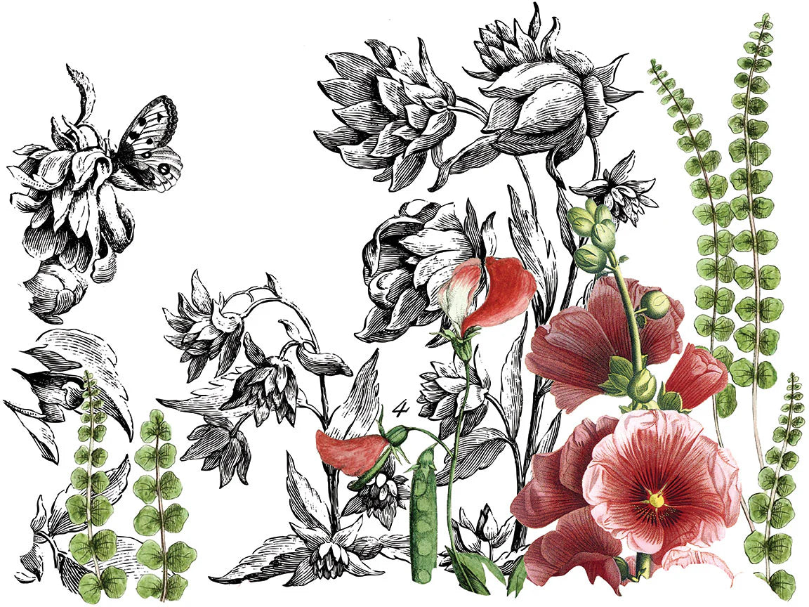 Midnight Garden IOD Transfer - Iron Orchid Designs