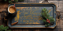Load image into Gallery viewer, IOD Transfer Tinsel on a Festive Tray