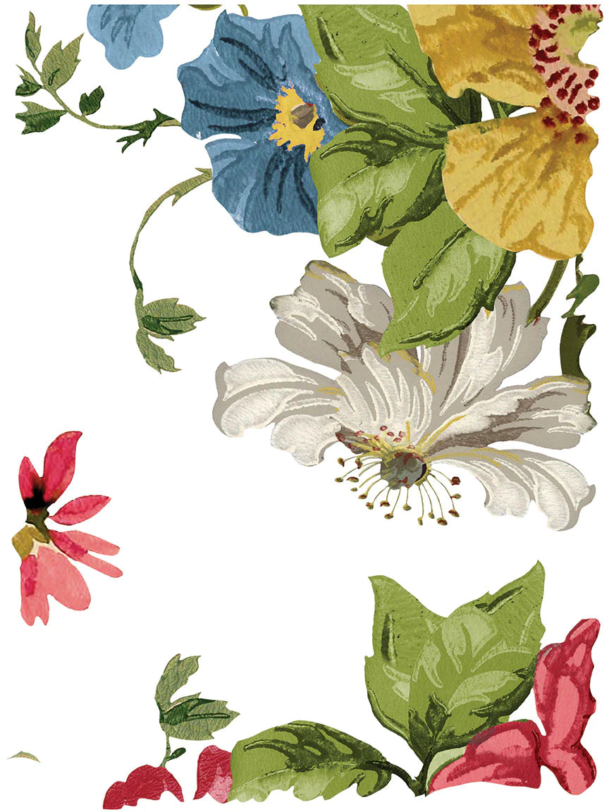 Wall Flower IOD Transfer - Iron Orchid Designs 