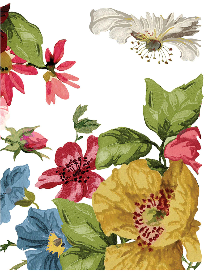 Wall Flower IOD Transfer - Iron Orchid Designs 