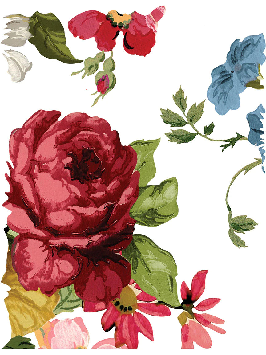 Wall Flower IOD Transfer - Iron Orchid Designs 