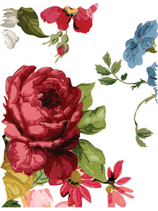 Wall Flower IOD Transfer - Iron Orchid Designs 