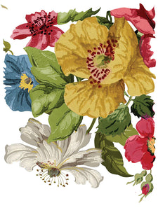 Wall Flower IOD Transfer - Iron Orchid Designs 