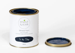 In The Deep, Navy Blue Mineral Paint for Furniture, MINT by Michelle