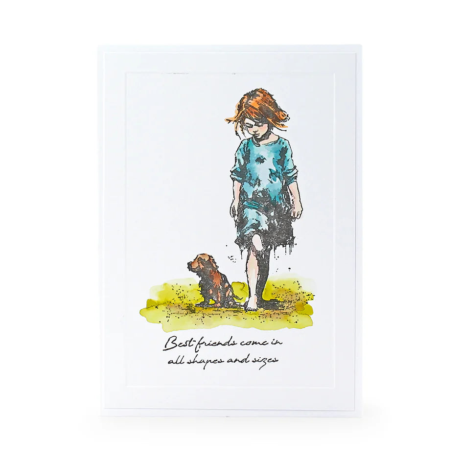 Best Friends - Andy Skinner Rubber Stamp