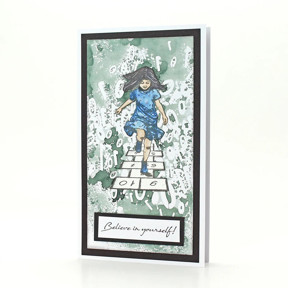 Believe In Yourself - Andy Skinner Rubber Stamp