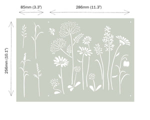 Meadow Flowers Stencil - Annie Sloan