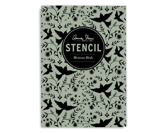 Mexican Birds Stencil - Annie Sloan