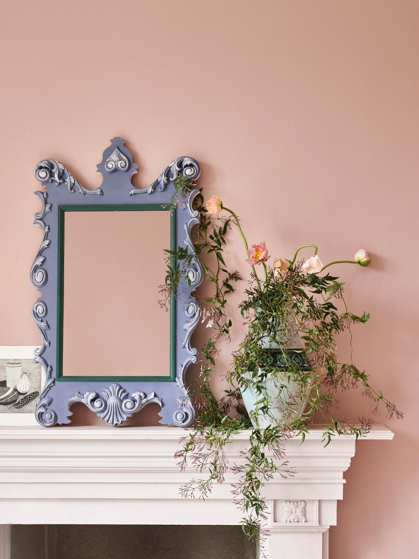 Lavender Blue Chalk Paint - Annie Sloan Old Violet - Furniture Paint
