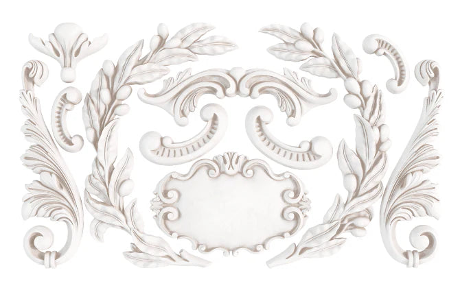 Olive Crest Mould by IOD - Iron Orchid Designs