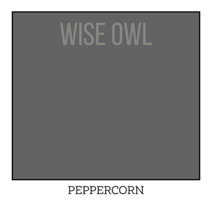 Dark Grey Furniture Paint - Peppercorn - Wise Owl One Hour Enamel Paint