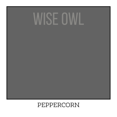 Dark Grey Furniture Paint - Peppercorn - Wise Owl One Hour Enamel Paint