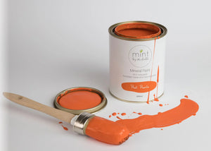 Phat Phanta, Bright Orange Mineral Paint for Furniture, MINT by Michelle