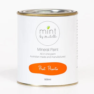 Phat Phanta, Bright Orange Mineral Paint for Furniture, MINT by Michelle