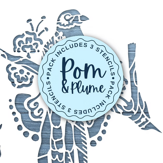 Pom & Plume Stencil | Made By Marley