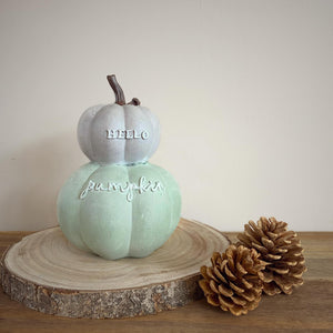 Stacked Pumpkin Ornament - Autumn Decor