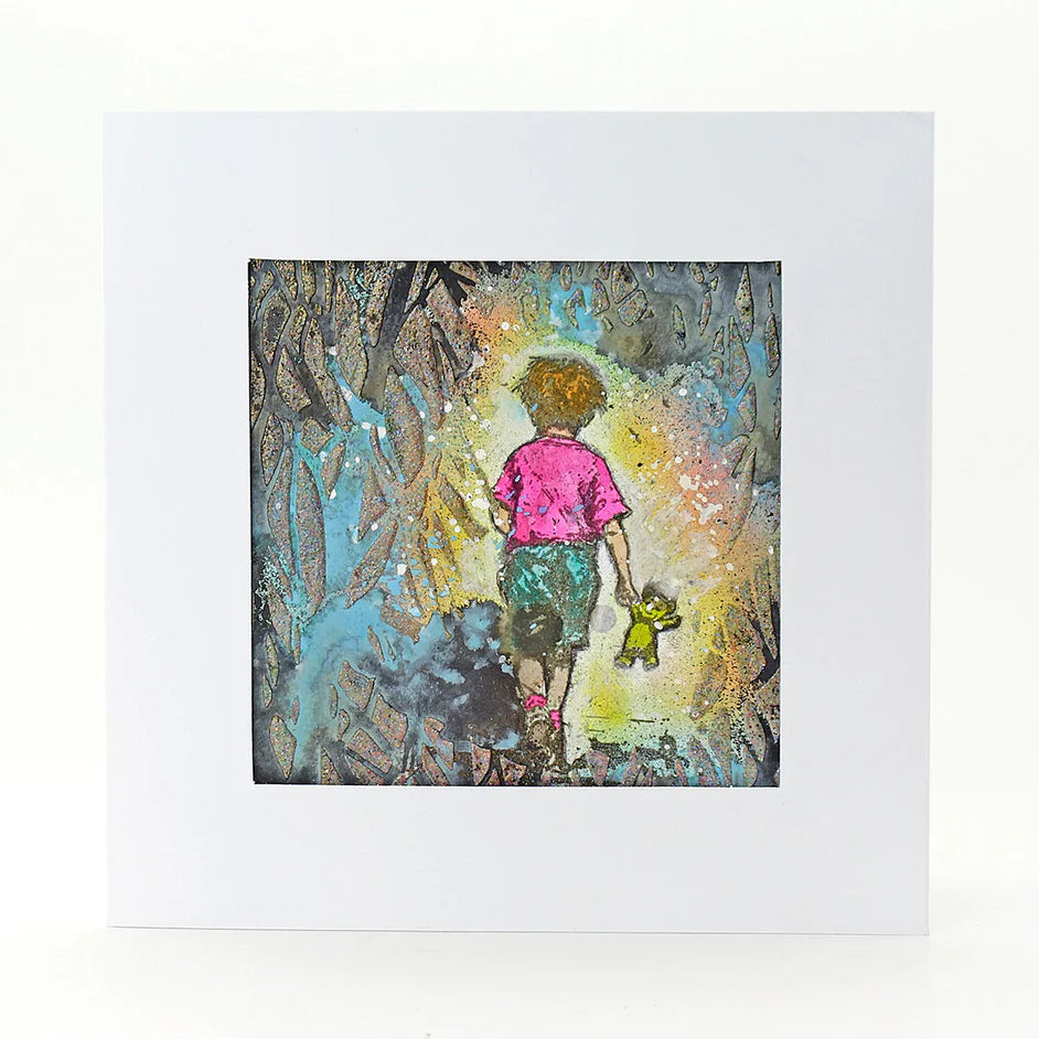 Let The Adventure Begin - Andy Skinner Rubber Stamp