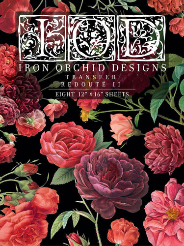Redoute II IOD Transfer - Iron Orchid Designs