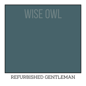 Denim Blue Furniture Paint - Refurbished Gentleman - Wise Owl One Hour Enamel Paint
