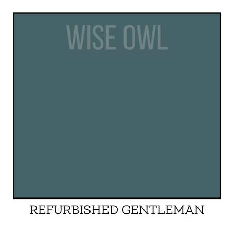 Denim Blue Furniture Paint - Refurbished Gentleman - Wise Owl One Hour Enamel Paint