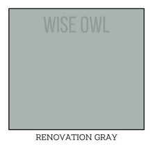 Load image into Gallery viewer, Cool Grey Furniture Paint - Renovation Gray - Wise Owl One Hour Enamel Paint