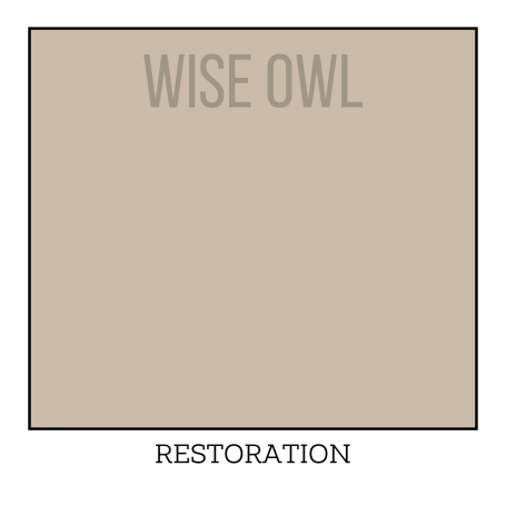 Creamy Coffee Furniture Paint - Restoration - Wise Owl One Hour Enamel