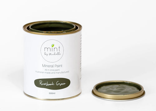 Riverbank, Dark Green Mineral Paint for Furniture, MINT by Michelle