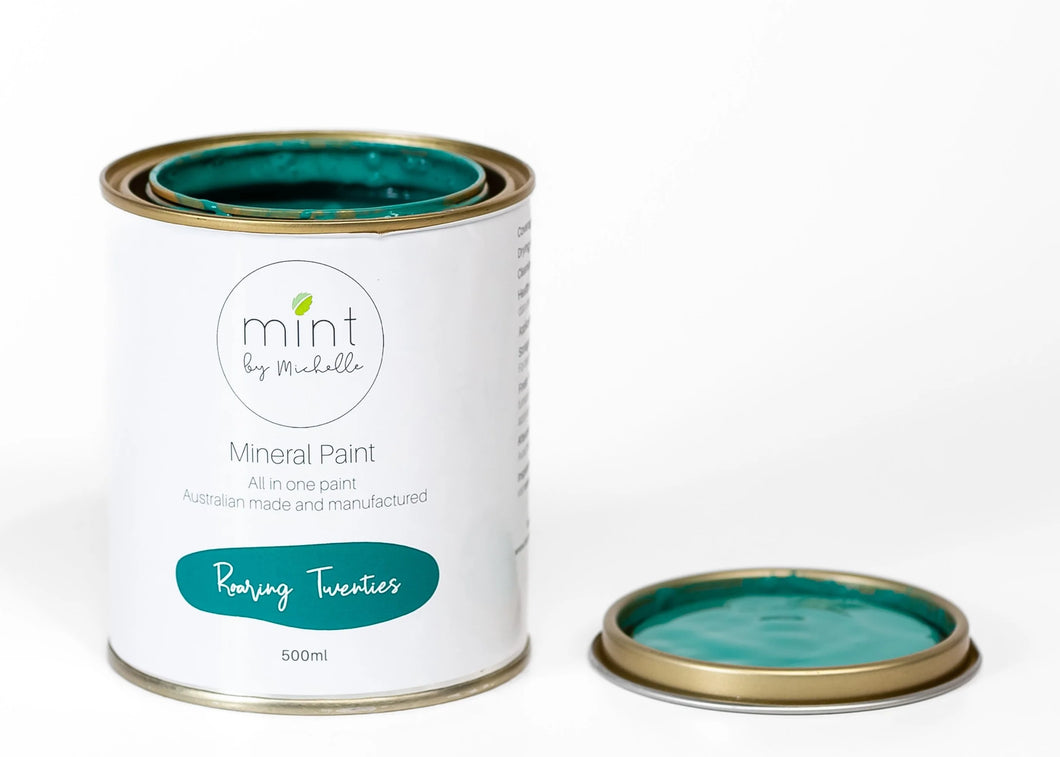 Roaring Twenties, Turquoise Mineral Paint for Furniture, MINT by Michelle
