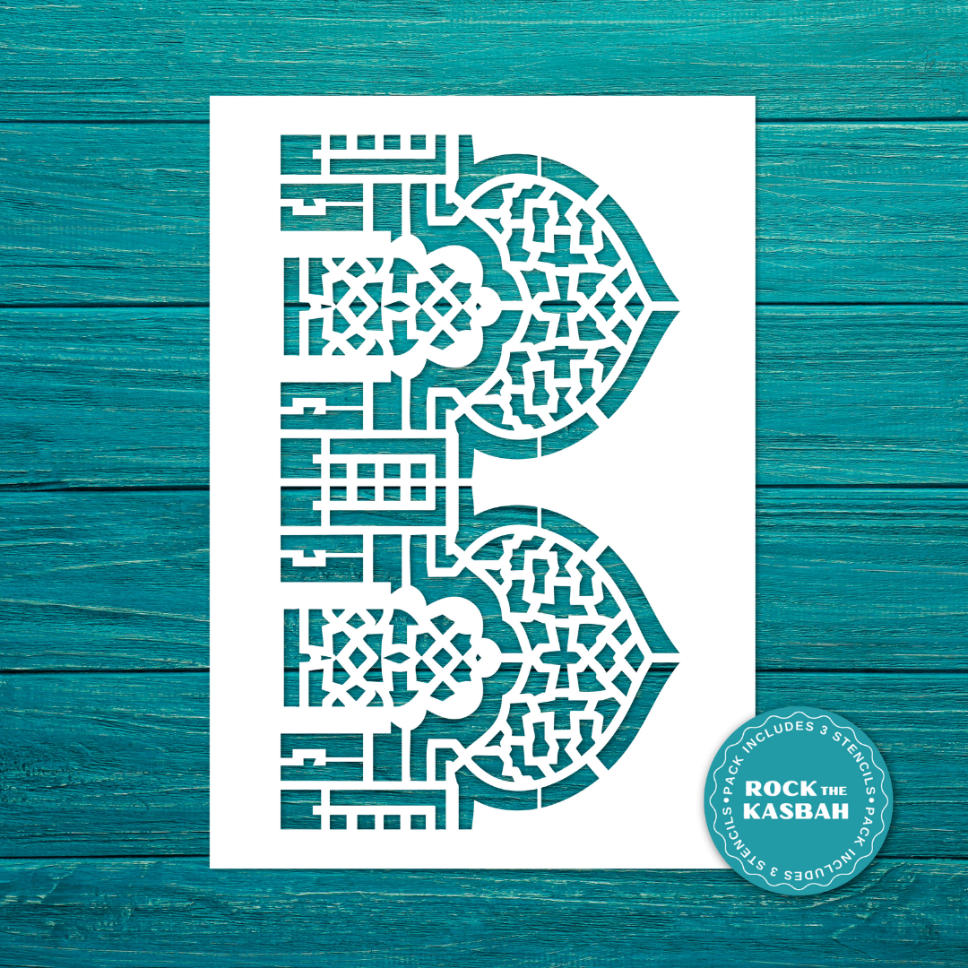 Rock The Kasbah Stencil | Made By Marley