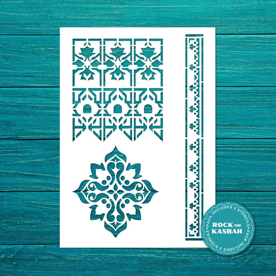 Rock The Kasbah Stencil | Made By Marley