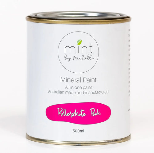 Rollerskate Pink, Hot Pink Mineral Paint for Furniture, MINT by Michelle