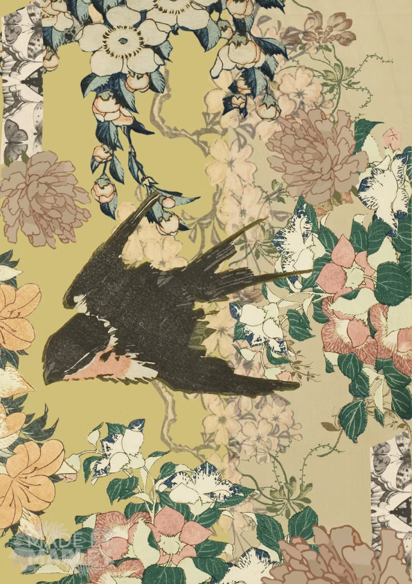 Spring Swallow Decoupage Paper | Made By Marley