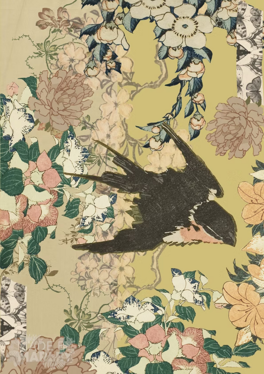 Spring Swallow Decoupage Paper | Made By Marley
