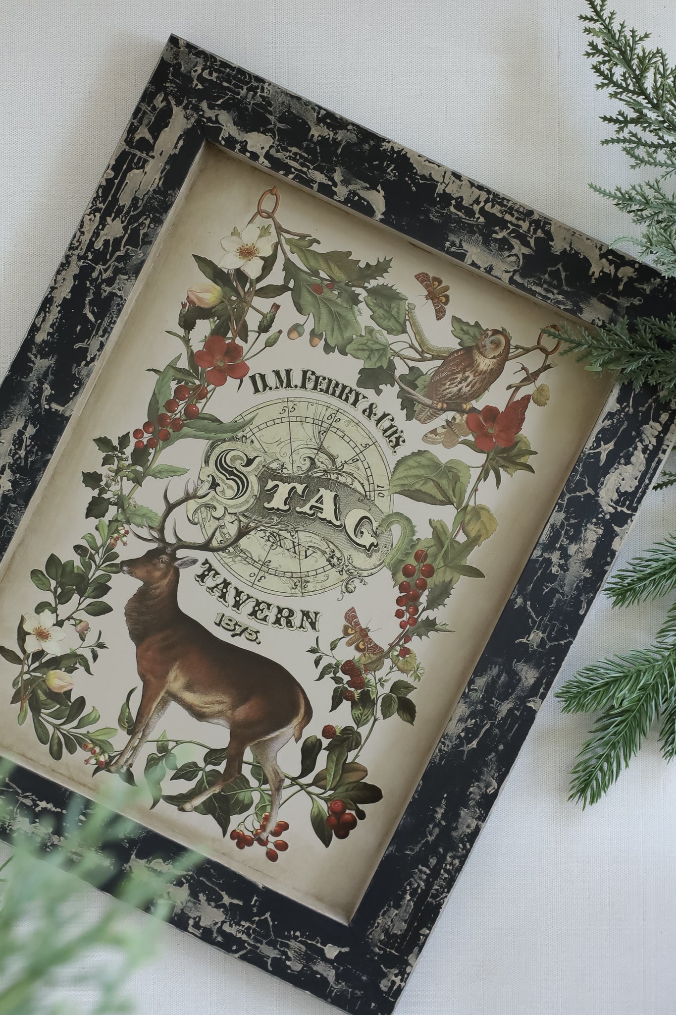 Stag Tavern IOD Transfer - Iron Orchid Designs *LIMITED EDITION*