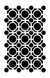 Stained Glass Small Stencil - Posh Chalk