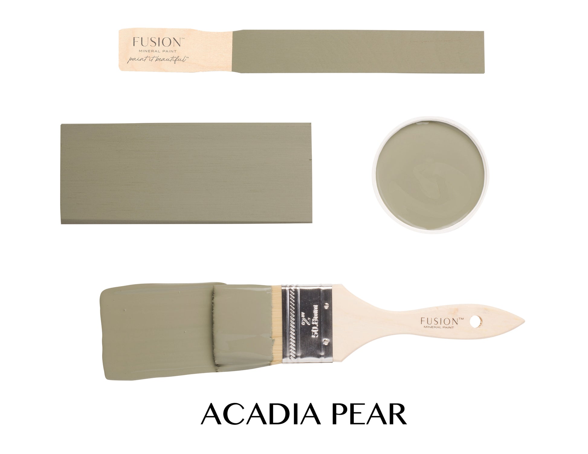 Acadia Pear, Soft Olive Furniture Paint, Fusion Mineral Paint