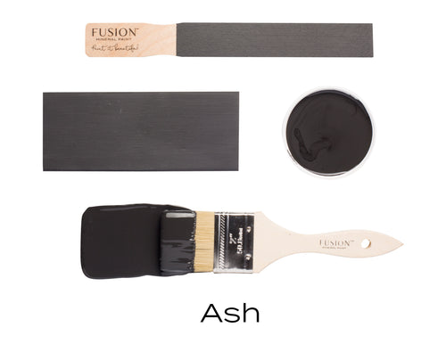 Ash, Dark Grey Furniture Paint, Fusion Mineral Paint