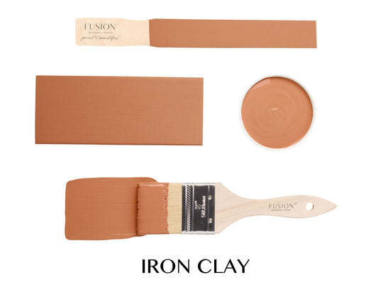 Iron Clay, Terracotta Furniture Paint, Fusion Mineral Paint