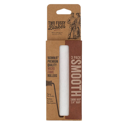 Microfibre Mini 6" Paint Roller Sleeve - 3 pack - Two Fussy Blokes