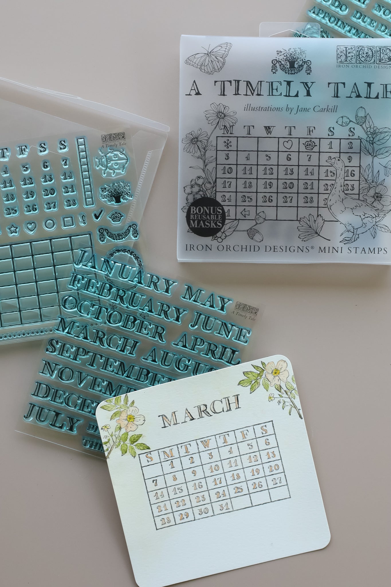 A Timely Tale Stamp Set | Iron Orchid Designs