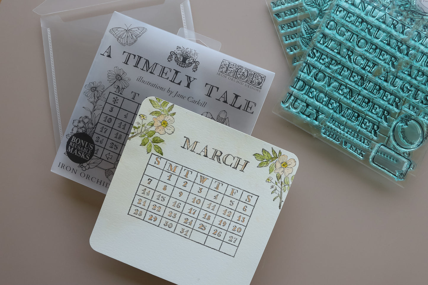 A Timely Tale Stamp Set | Iron Orchid Designs