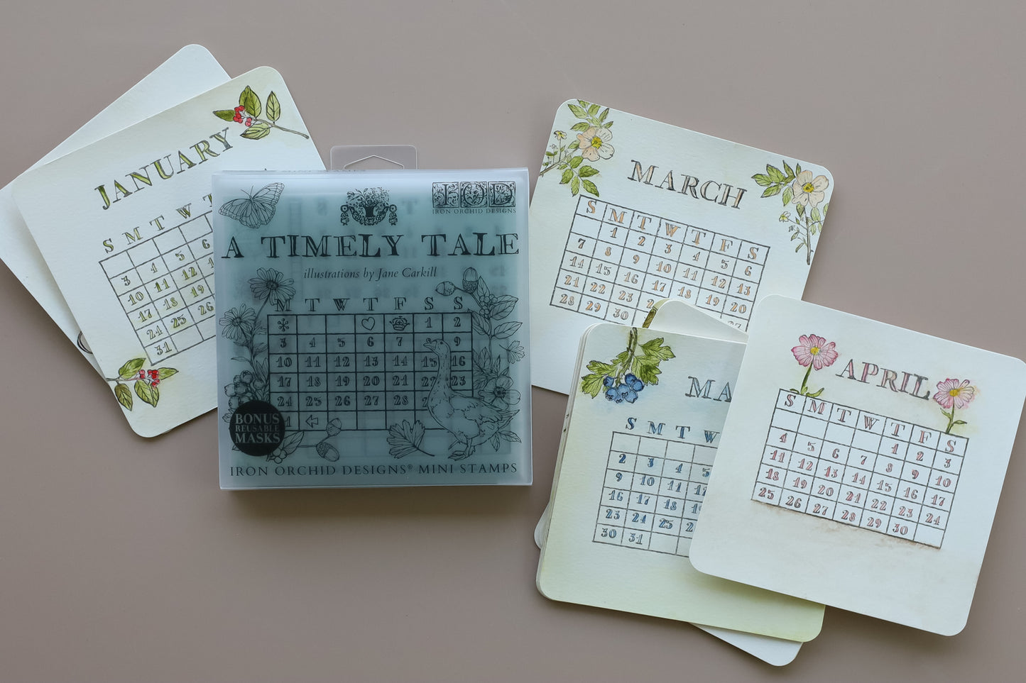 A Timely Tale Stamp Set | Iron Orchid Designs